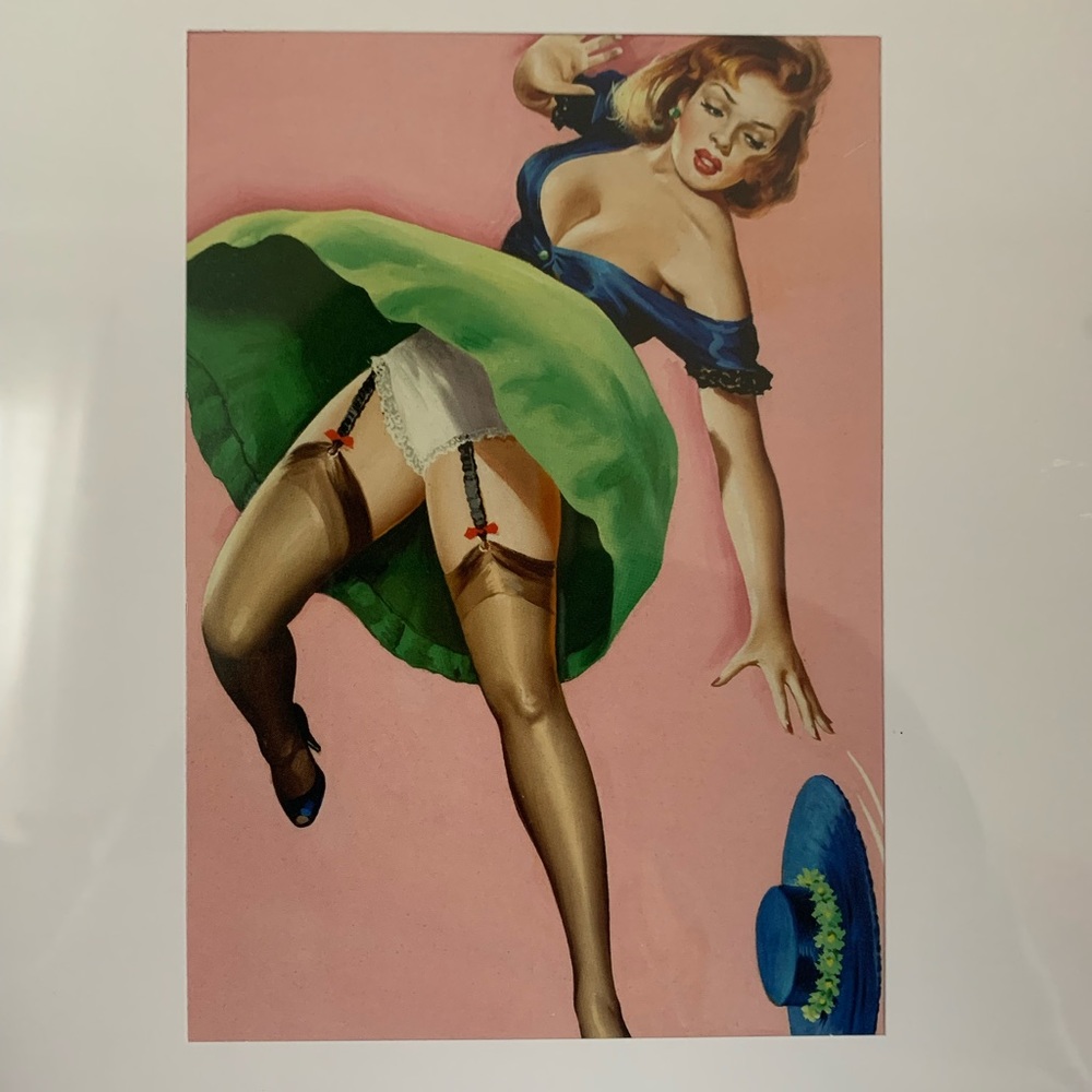 Peter Driben windy day Pinup Art Print for Flirt maga…